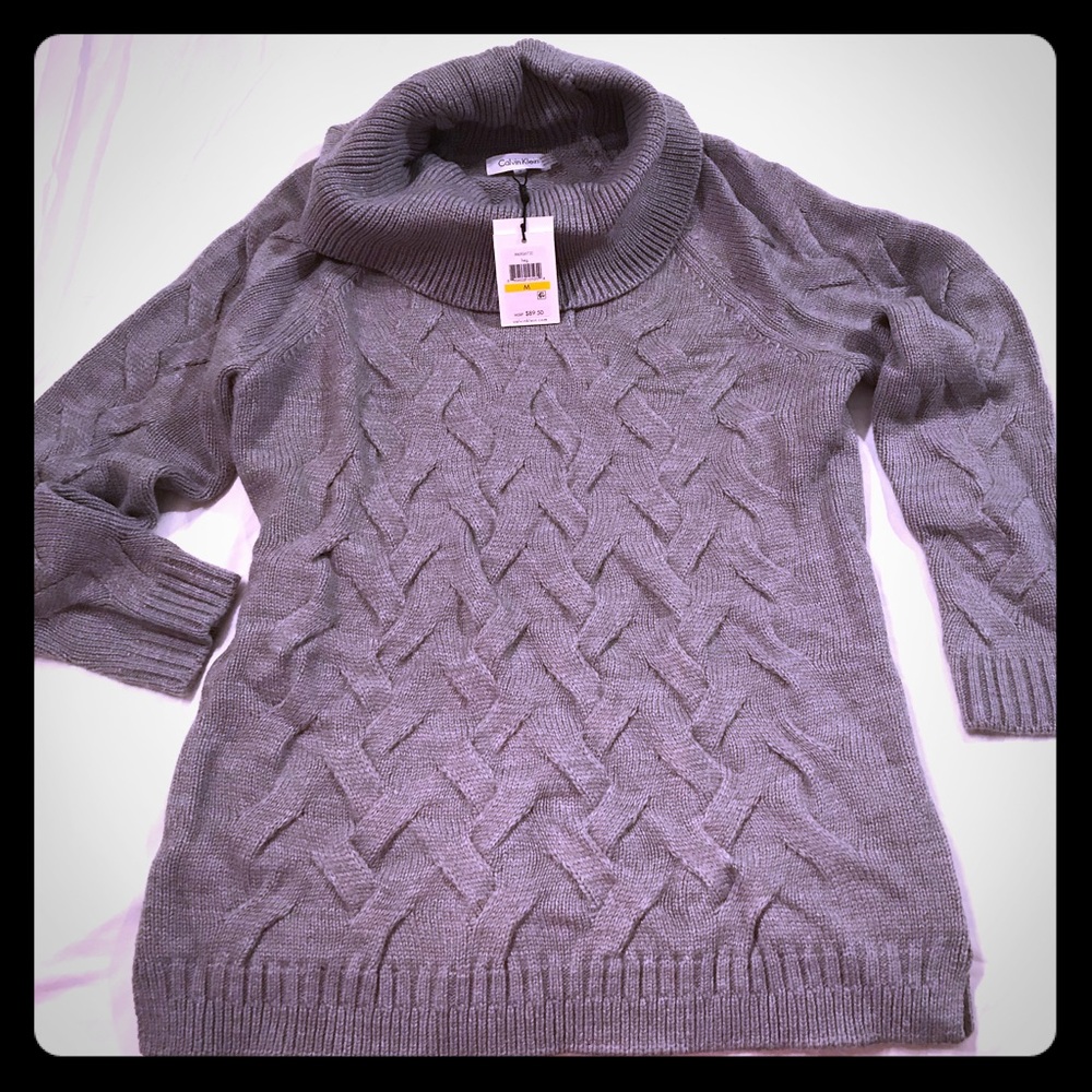 Calvin Klein Heg Cable-Knit Sweater